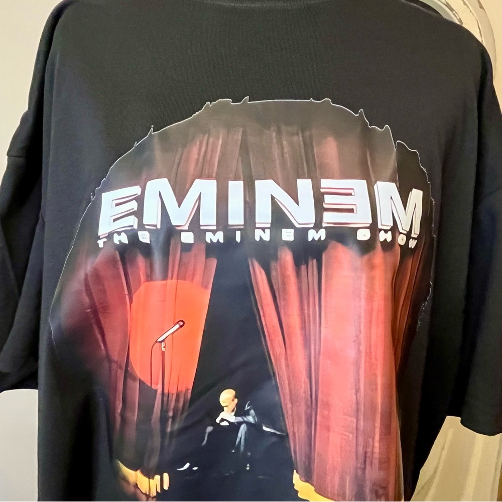 Vintage-Style 2002 The Eminem Show Album T-Shirt Black Rap Tee XL 100% Cotton - Picture 3 of 5
